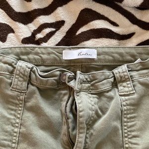 KanCan Olive Green Cargo Joggers
